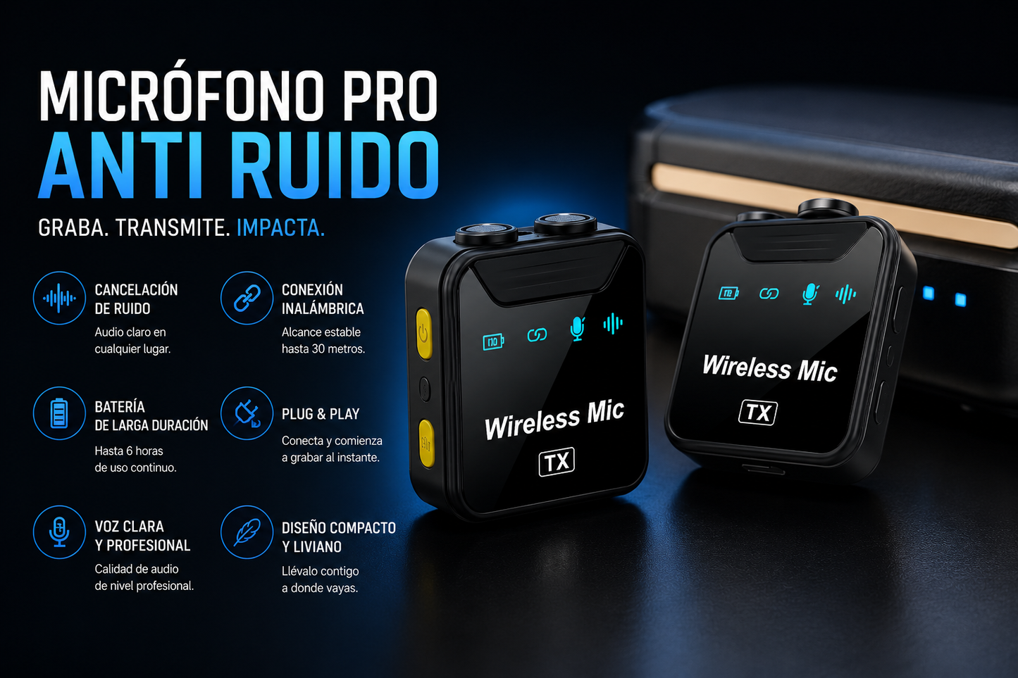Micrófono Pro Anti Ruido