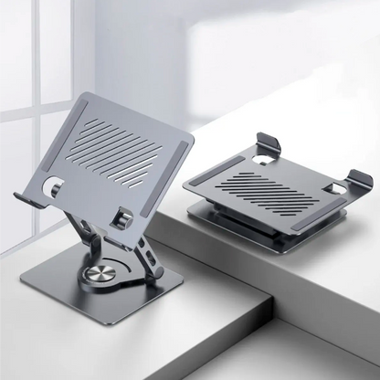 Soporte Giratorio 360° Premium para Laptop y Tablet