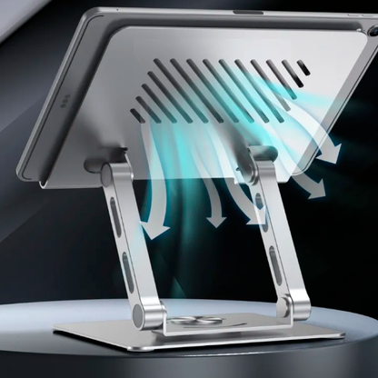 Soporte Giratorio 360° Premium para Laptop y Tablet