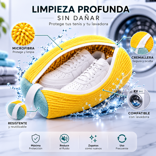 Bolsa Premium para Lavar Zapatos en Lavadora | Protección Total para tus Tenis