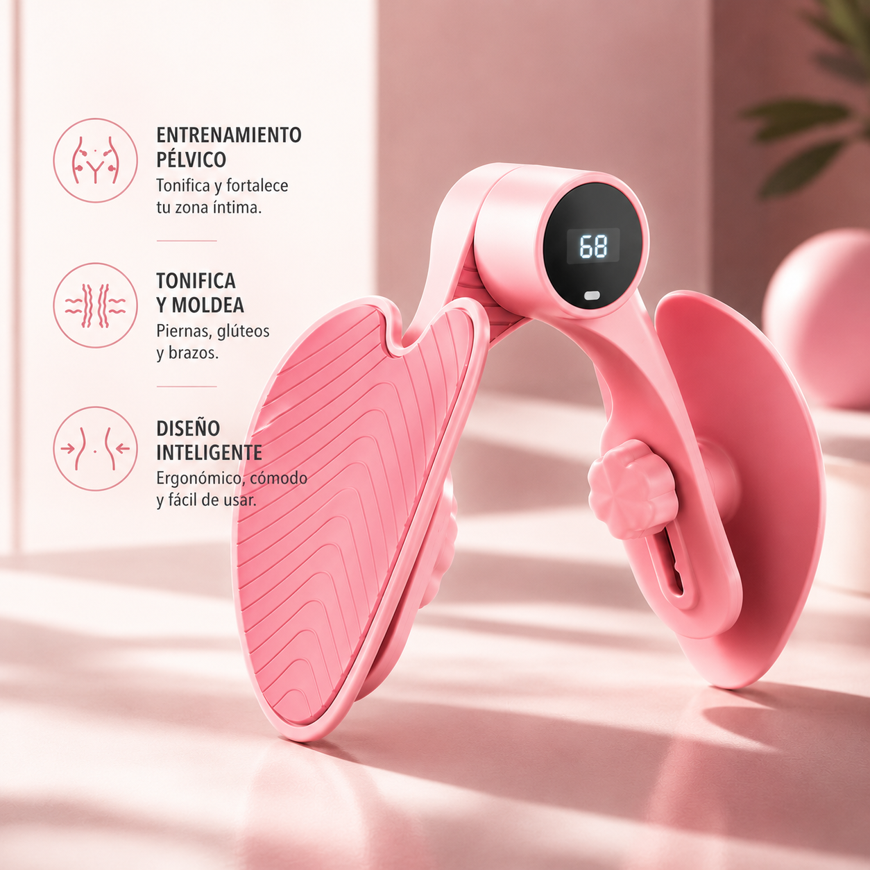 Entrenador Pélvico Inteligente con Resistencia Ajustable