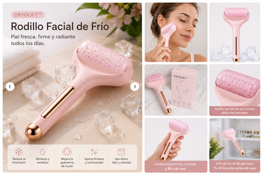 CryoLift™ Rodillo Facial Reafirmante de Frío