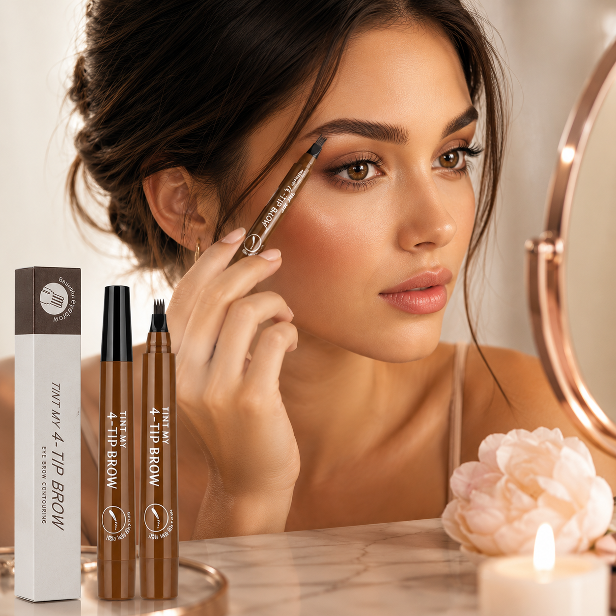 TINT MY 4-TIP BROW — Lápiz Delineador de Cejas 4 Puntas