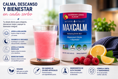 MAXCALM™ | Fórmula Avanzada para el Estrés, la Calma y el Descanso Profundo