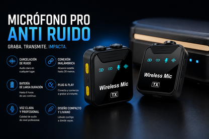 Micrófono Pro Anti Ruido
