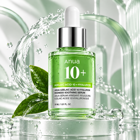 Frasco ANUA Azelaic Acid 10 + Hyaluron Serum de 30 ml